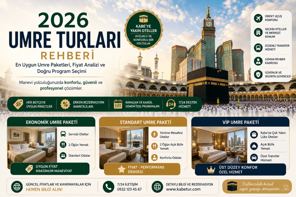 2026 Umre Turları Rehberi