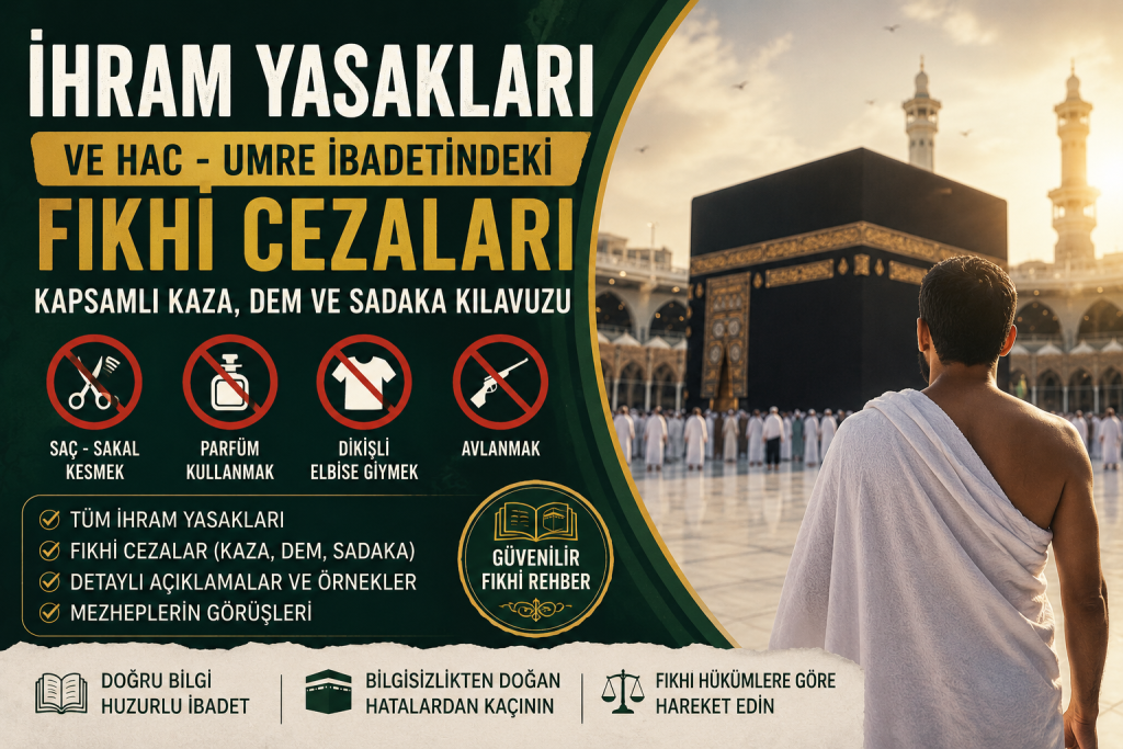 İhram Yasakları ve Hac - Umre İbadetindeki Fıkhi Cezaları 2026-2027